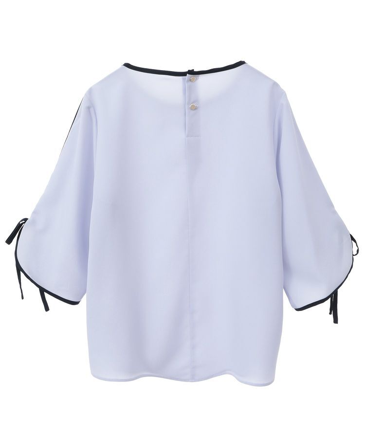 YECCA VECCA「配色リボンブラウス」|シャツ・ブラウス|