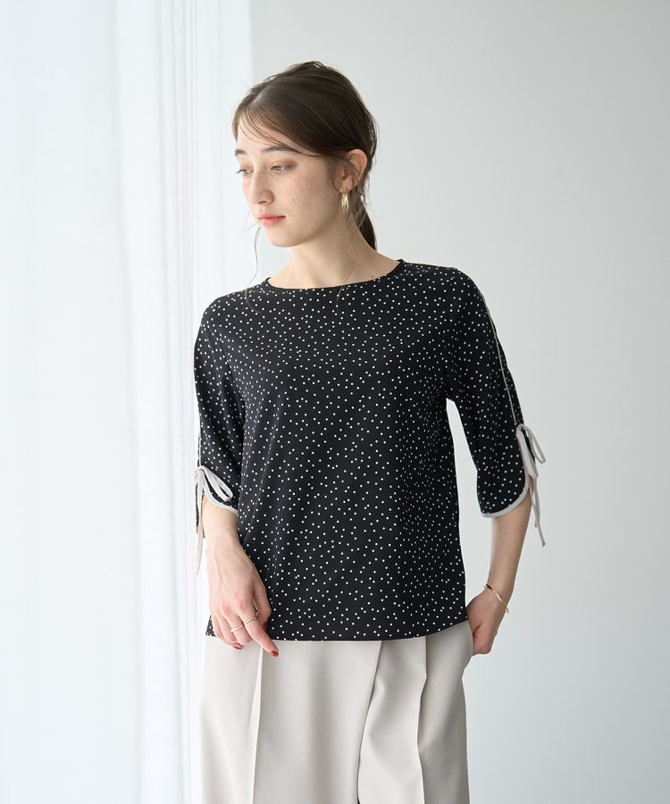 YECCA VECCA「配色リボンブラウス」|シャツ・ブラウス|