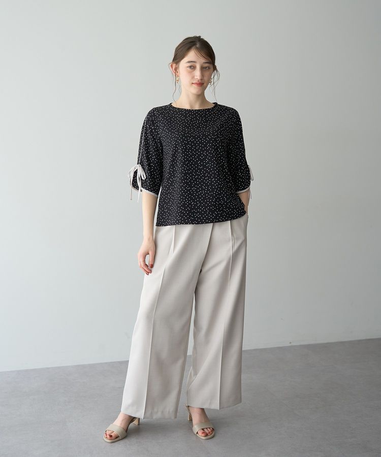 YECCA VECCA「配色リボンブラウス」|シャツ・ブラウス|