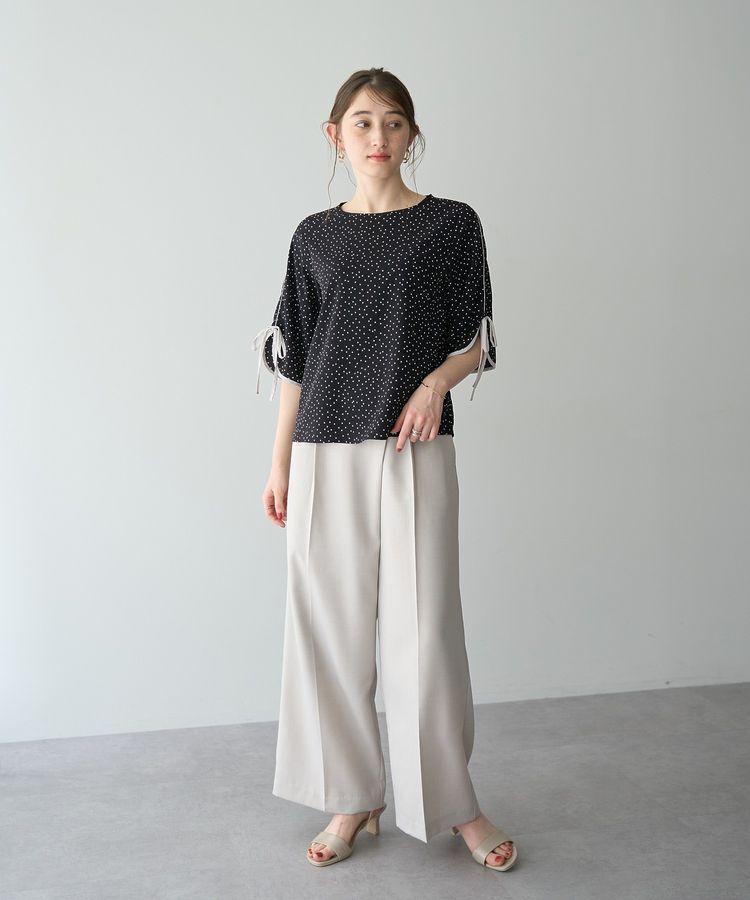 YECCA VECCA「配色リボンブラウス」|シャツ・ブラウス|