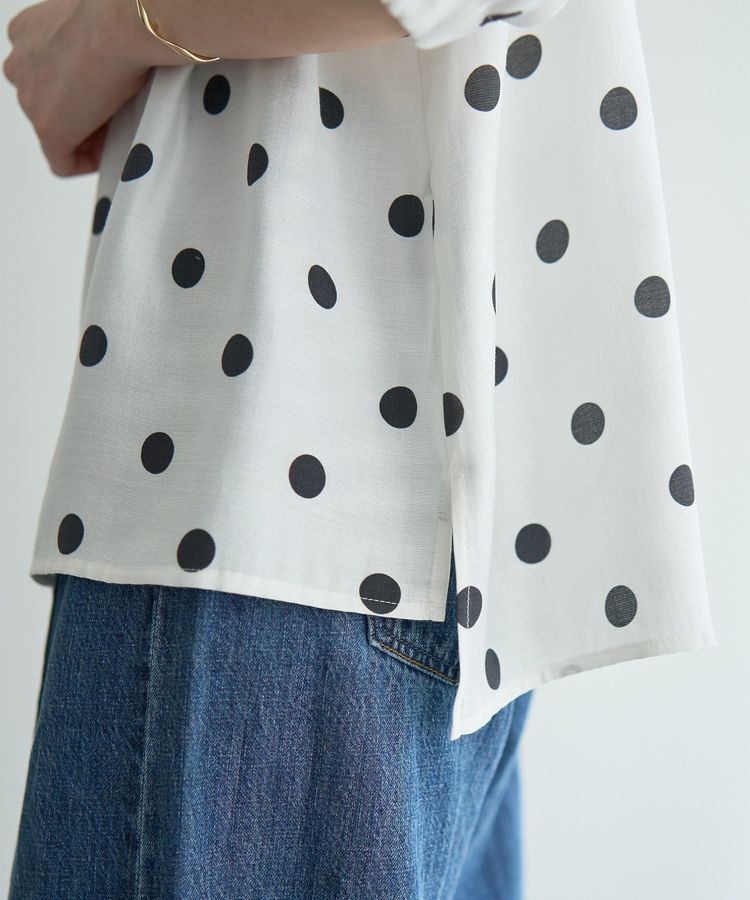 YECCA VECCA「2wayギャザーブラウス」|シャツ・ブラウス|