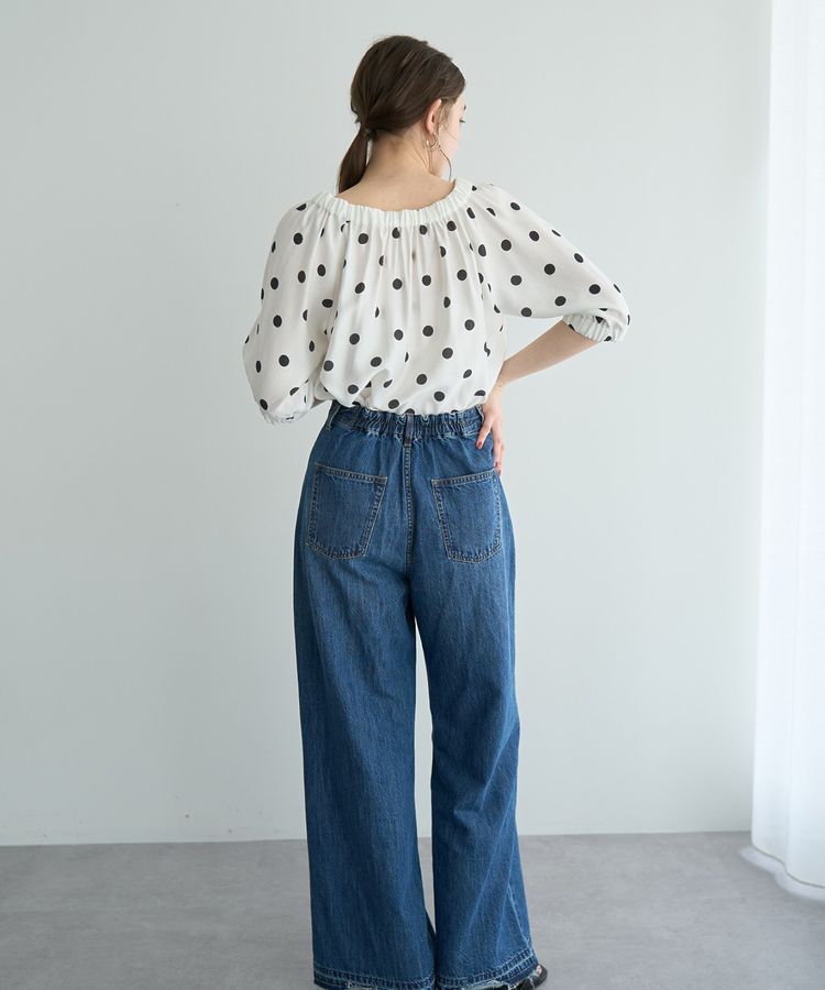 YECCA VECCA「2wayギャザーブラウス」|シャツ・ブラウス|