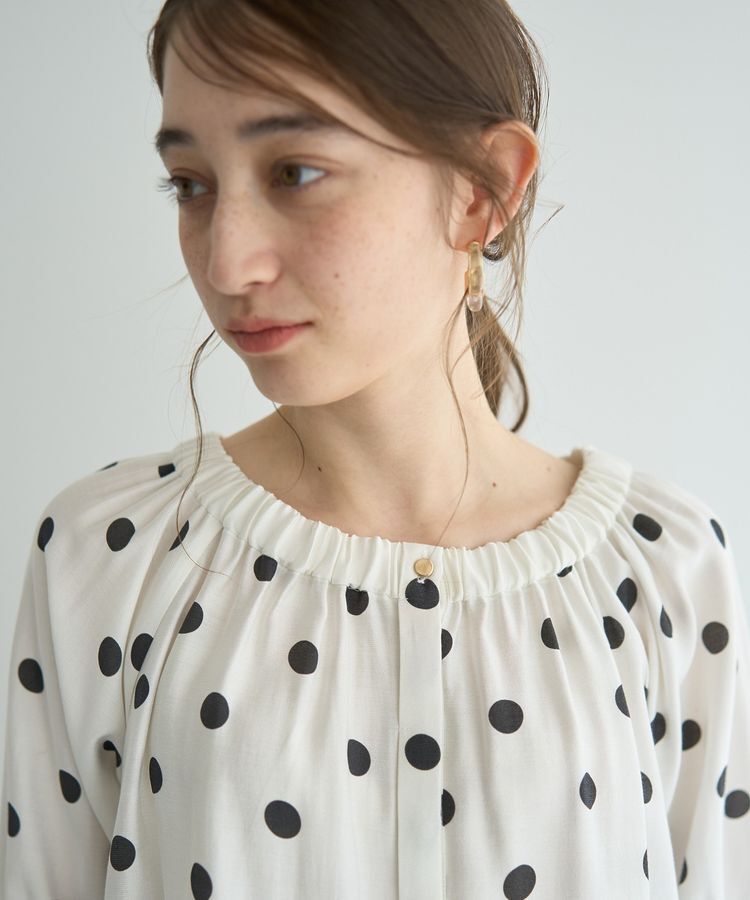 YECCA VECCA「2wayギャザーブラウス」|シャツ・ブラウス|