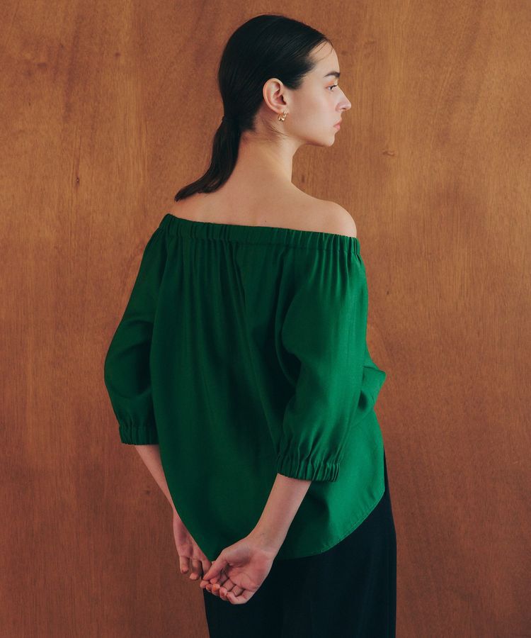 YECCA VECCA「2wayギャザーブラウス」|シャツ・ブラウス|