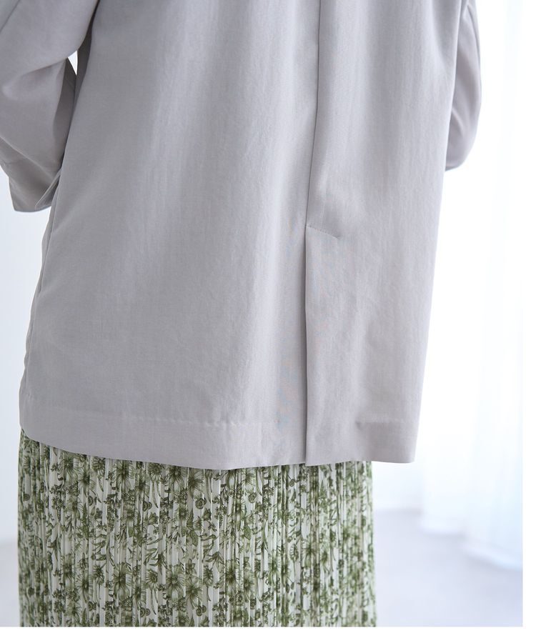 YECCA VECCA「リネンライクジャケット」|テーラードジャケット|