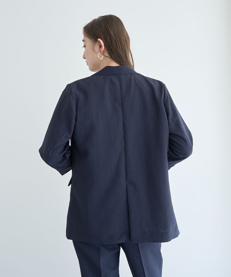 YECCA VECCA「リネンライクジャケット」|テーラードジャケット|