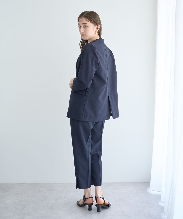 YECCA VECCA「リネンライクジャケット」|テーラードジャケット|