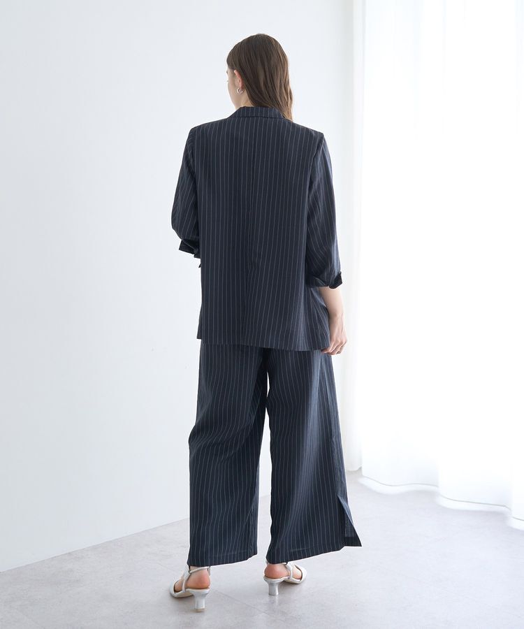 YECCA VECCA「リネンライクジャケット」|テーラードジャケット|