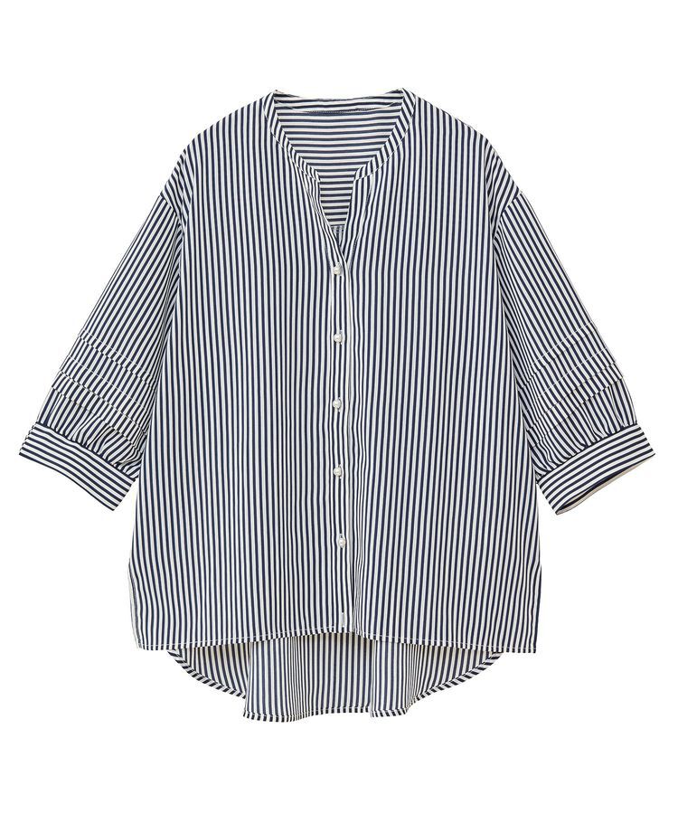 YECCA VECCA「2way裾アレンジパールボタンブラウス」|シャツ・ブラウス|