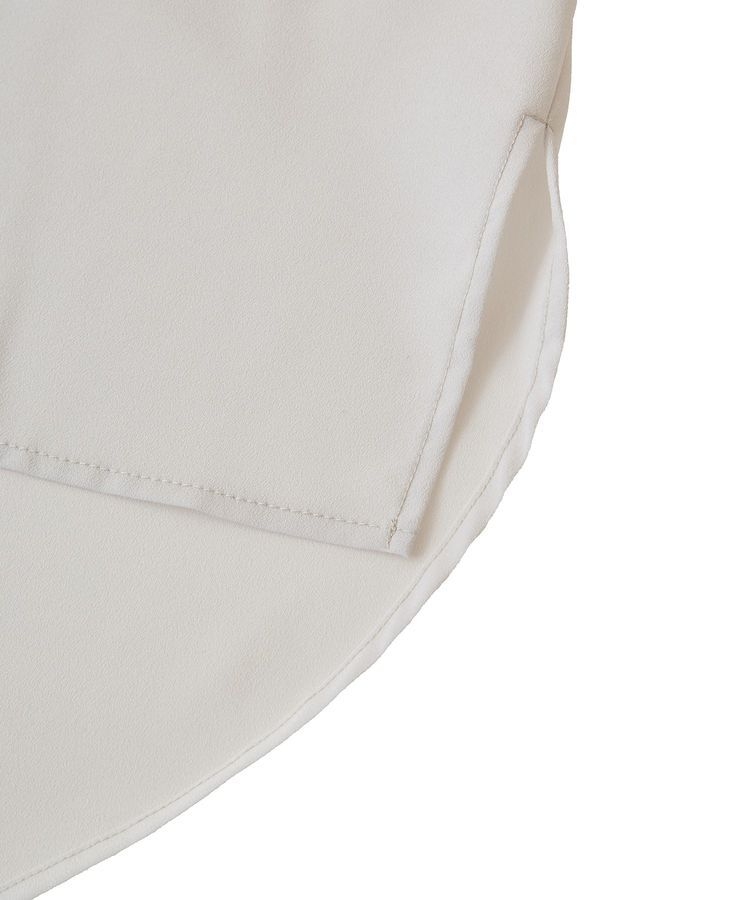 YECCA VECCA「2way裾アレンジパールボタンブラウス」|シャツ・ブラウス|