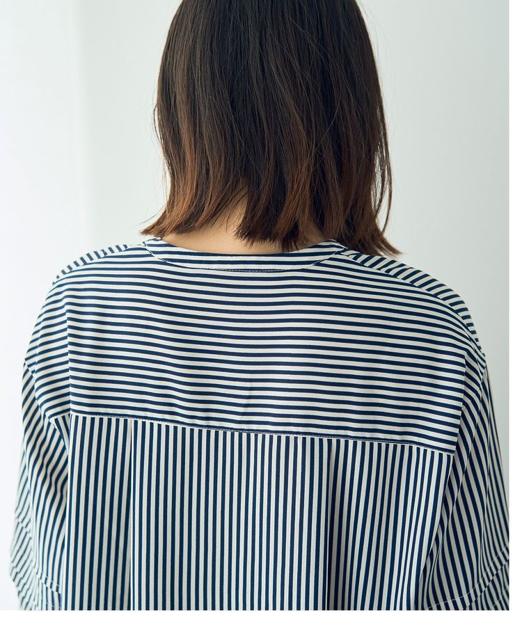 YECCA VECCA「2way裾アレンジパールボタンブラウス」|シャツ・ブラウス|