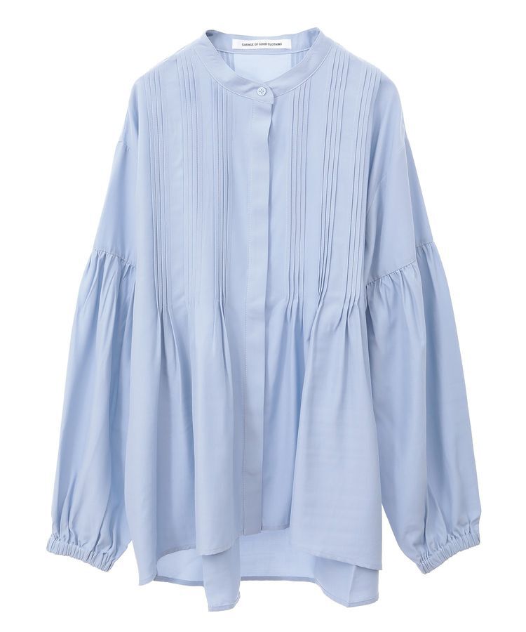 GARAGE OF GOOD CLOTHING「ピンタックボリューム袖フレアーブラウス」|シャツ・ブラウス|
