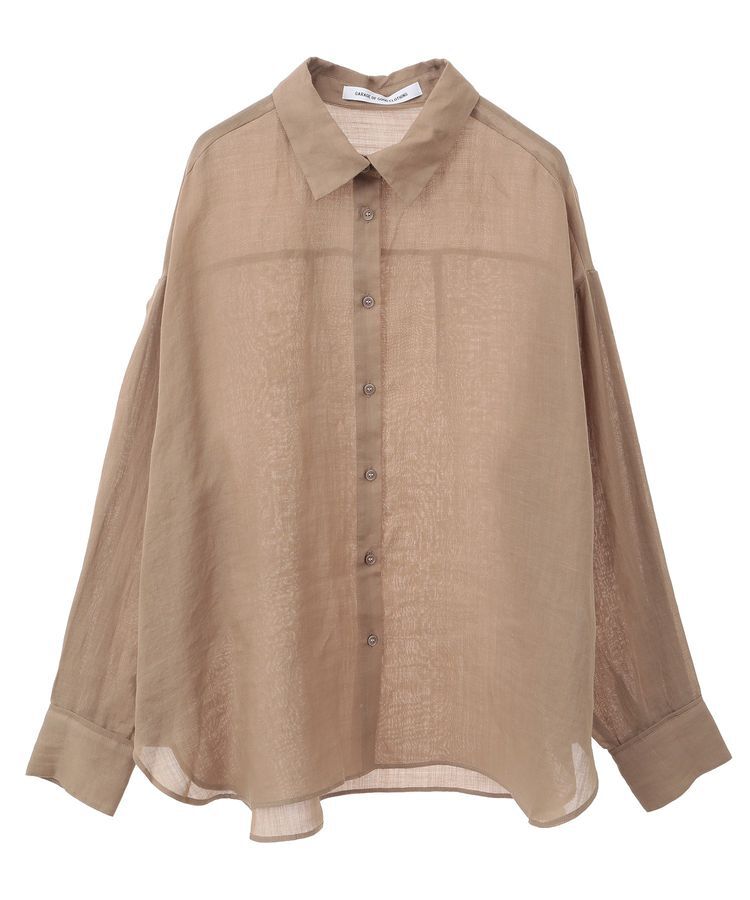 GARAGE OF GOOD CLOTHING「リネン2WAYサイド釦シャツ」|シャツ・ブラウス|