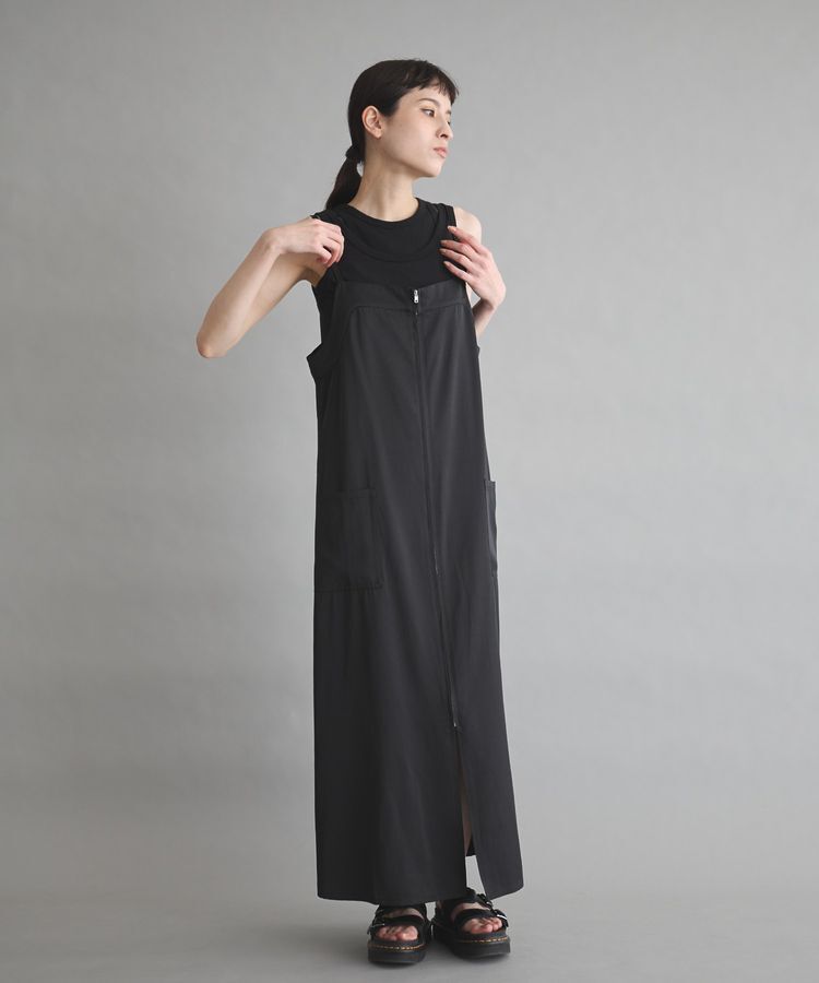 GARAGE OF GOOD CLOTHING「ZIP開きジャンパースカート」|ジャンパースカート|