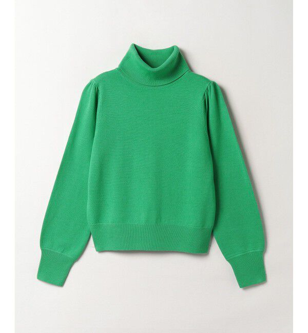 LOULOU WILLOUGHBY「◇【LOULOU WILLOUGHBY】コンパクトタートル長袖プルオーバー」|ニット・セーター|グリーン