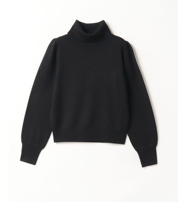LOULOU WILLOUGHBY「◇【LOULOU WILLOUGHBY】コンパクトタートル長袖プルオーバー」|ニット・セーター|ブラック
