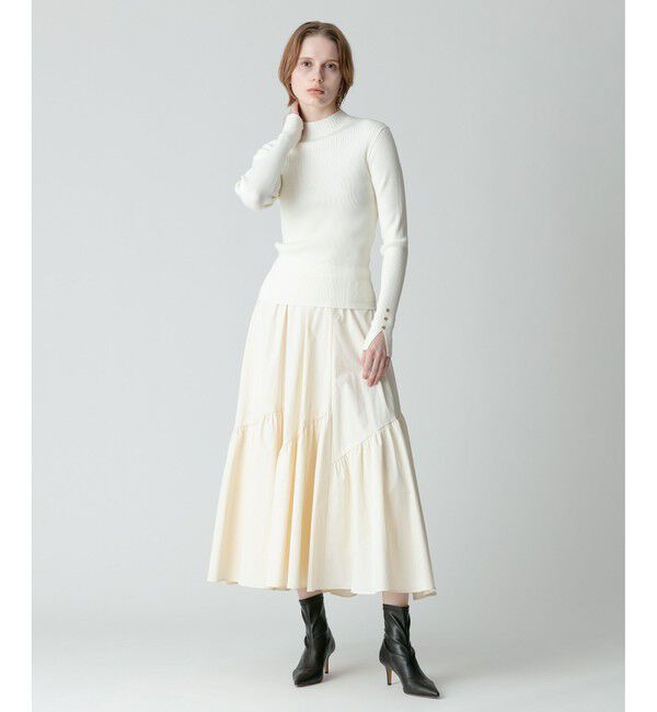 allureville「◇バイヤス切替ギャザースカート」|スカート|