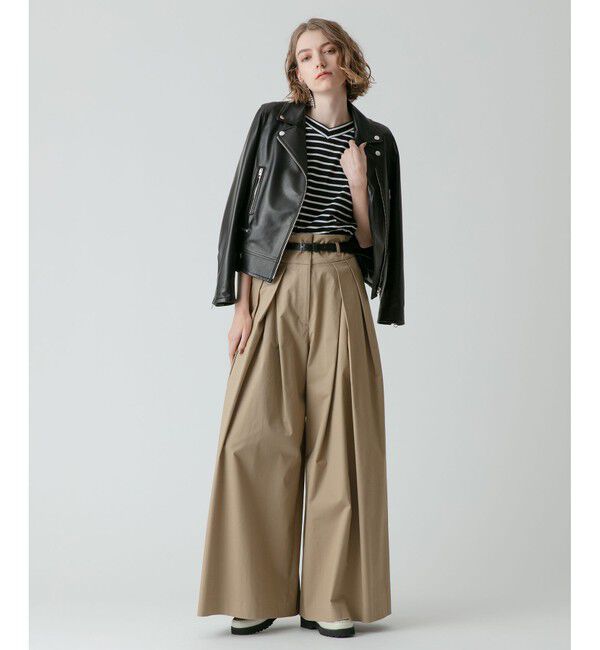 allureville「ラムレザーライダース」|ブルゾン・スタジャン|