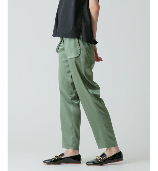 allureville「サテンイージーテーパードパンツ」|その他|