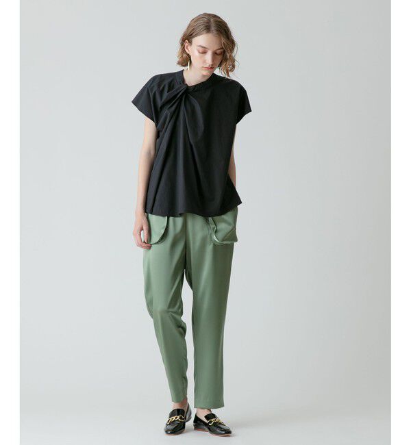 allureville「サテンイージーテーパードパンツ」|その他|