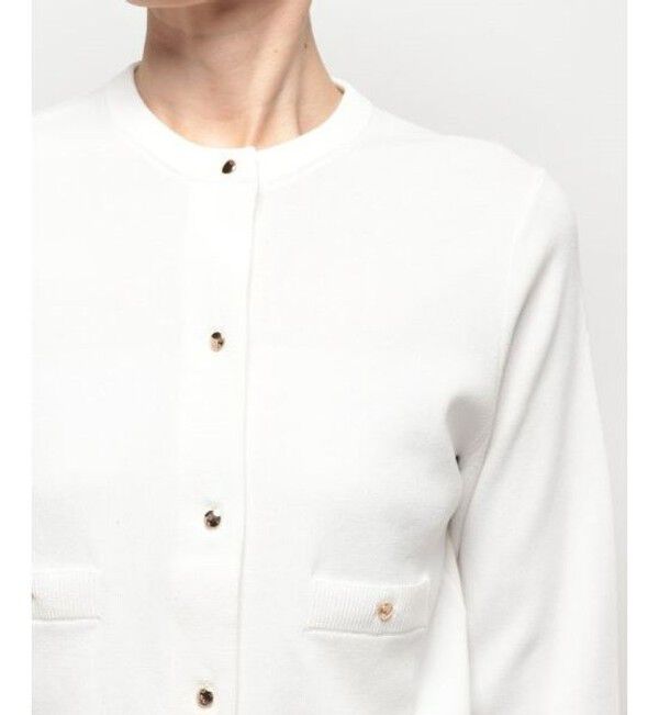 allureville「◇ポケットクルーカーディガン」|カーディガン|