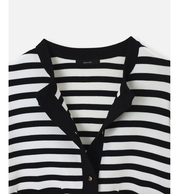 allureville「◇ポケットクルーカーディガン」|カーディガン|