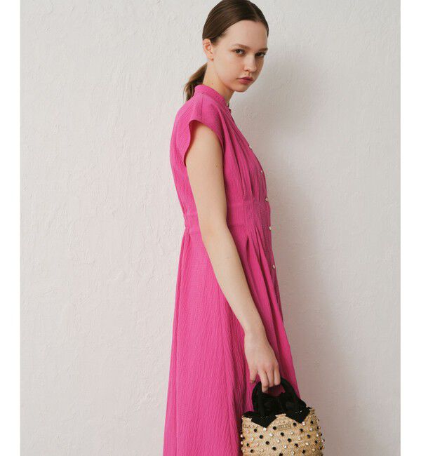 LOULOU WILLOUGHBY「【LOULOU WILLOUGHBY】リップルタックワンピース」|ワンピース|