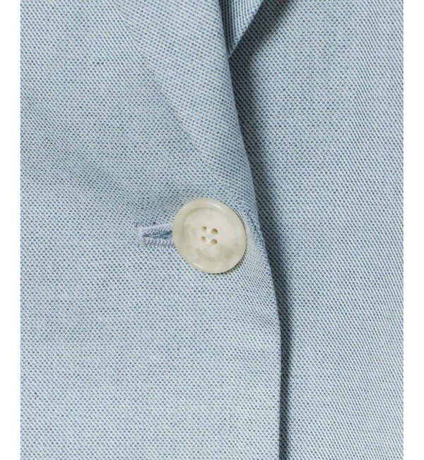 allureville「【セットアップ対応可能】リネンコンシャークスキンハーフスリーブジャケット」|テーラードジャケット|