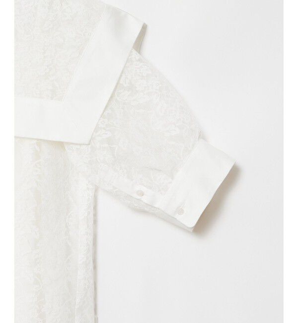 allureville「レーススクエアカラーブラウス」|シャツ・ブラウス|