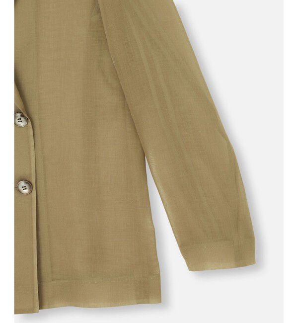 allureville「シアーオーガンジージャケット」|テーラードジャケット|