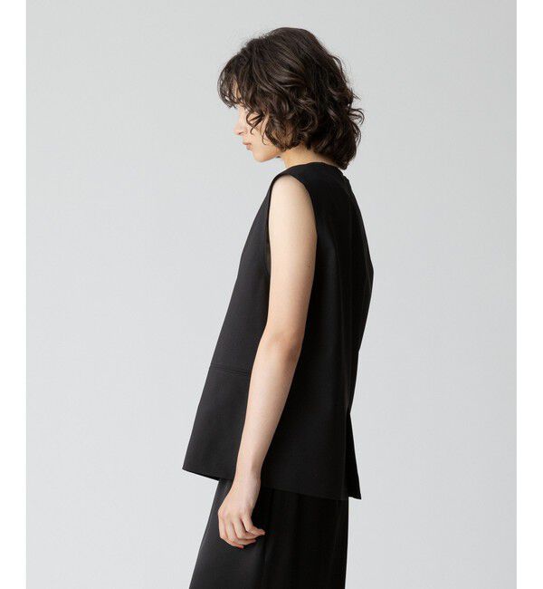 allureville「【セットアップ対応可能】トロピカルVネックジレ」|ベスト・ジレ|