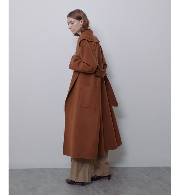 allureville「カシミヤ混リバービックショールコート」|その他|
