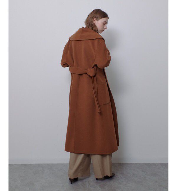 allureville「カシミヤ混リバービックショールコート」|その他|