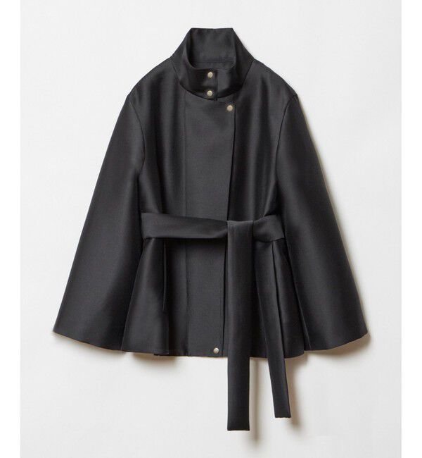 LOULOU WILLOUGHBY「【LOULOU WILLOUGHBY】シルキーダブルクロスブルゾン」|ブルゾン・スタジャン|