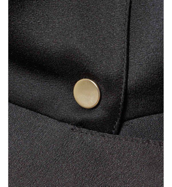 LOULOU WILLOUGHBY「【LOULOU WILLOUGHBY】シルキーダブルクロスブルゾン」|ブルゾン・スタジャン|