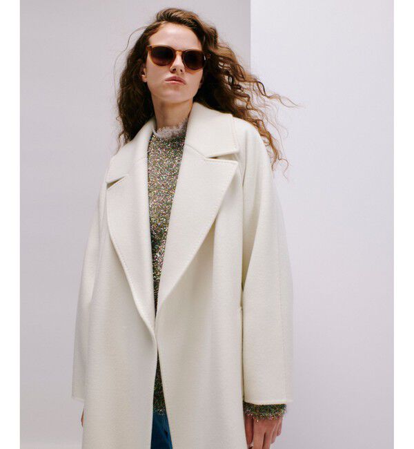 allureville「リバービッグカラーミドル丈コート」|その他|