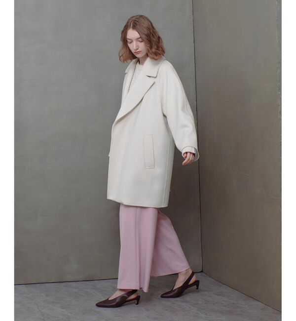 allureville「リバービッグカラーミドル丈コート」|その他|