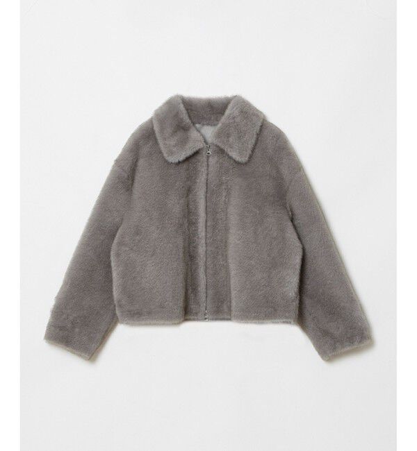 allureville「フェイクミンクファーブルゾン」|ブルゾン・スタジャン|