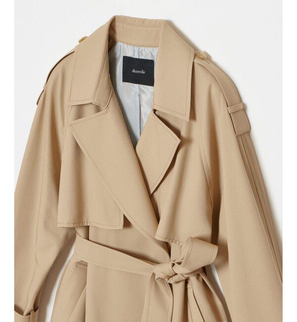 allureville「キョウネンツイルトレンチコート」|トレンチコート|
