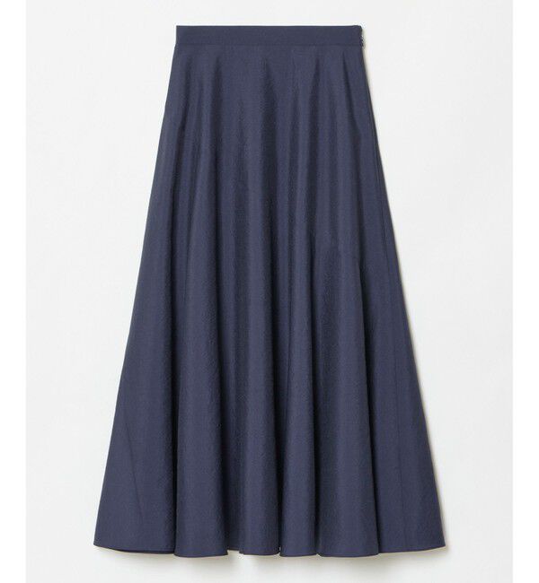 allureville「オーガンジー切替フレアスカート」|スカート|