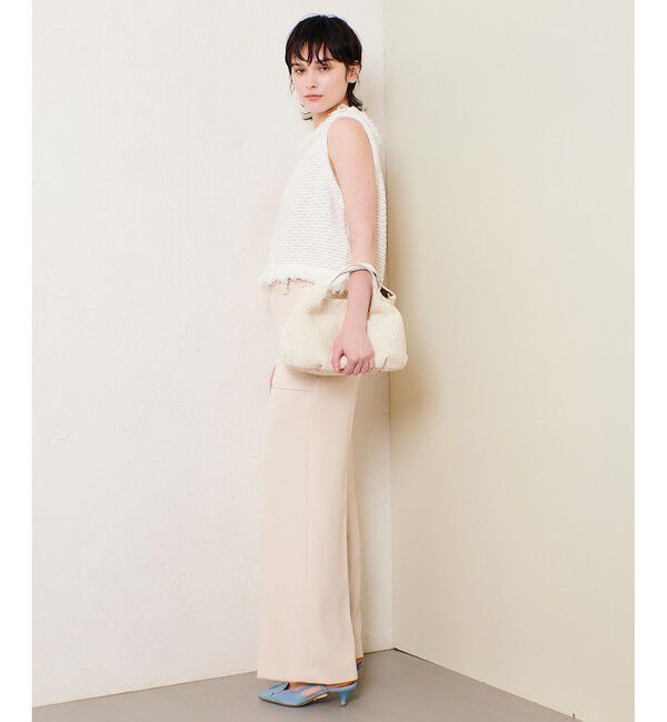 allureville「ミックスツイードジレプルオーバー」|ニット・セーター|