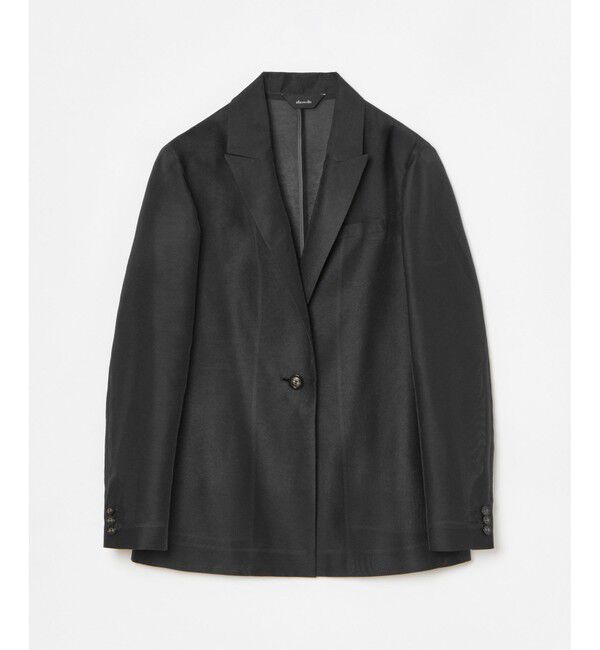 allureville「ライトオーガンジーシアージャケット」|テーラードジャケット|