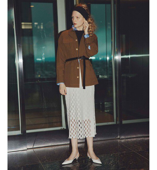 allureville「シャンブレーミリタリーブルゾン」|ブルゾン・スタジャン|