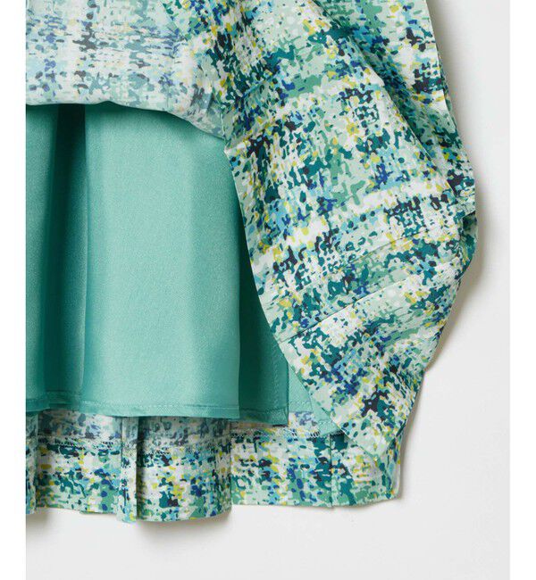 LOULOU WILLOUGHBY「【LOULOU WILLOUGHBY】チェックプリントプリーツミディスカート」|スカート|