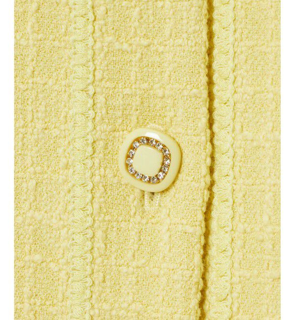 LOULOU WILLOUGHBY「【LOULOU WILLOUGHBY】スラブツイードロングジャケット」|その他|