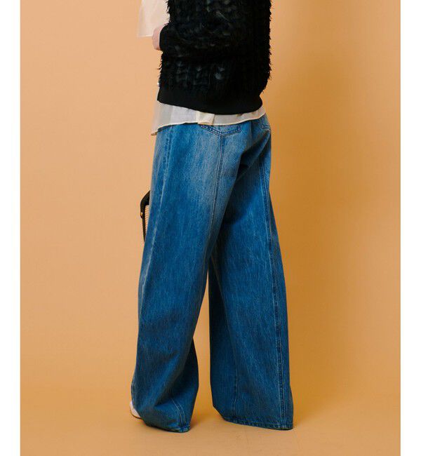 allureville「◇ラインデニムパンツ」|デニム|