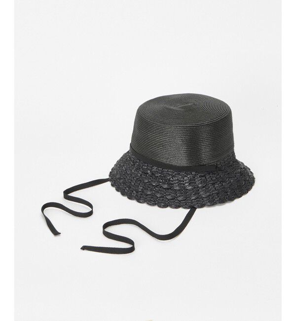 LOULOU WILLOUGHBY「【LOULOU WILLOUGHBY】スカラップブリムバケットハット」|ハット|