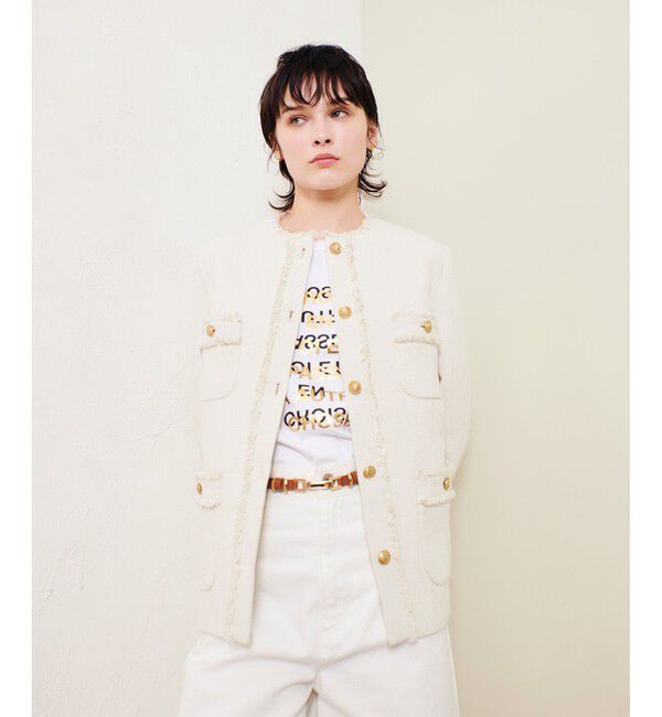 allureville「リバーダブルクロスノーカーラージャケット」|その他|