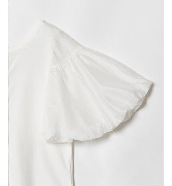 allureville「フライスコンビボリュームスリーブプルオーバー」|Tシャツ・カットソー|