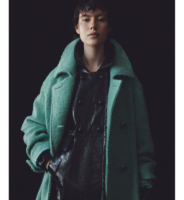 LOULOU WILLOUGHBY「【LOULOU WILLOUGHBY】BONOTTOロングコート」|ダッフルコート|ミントグリーン